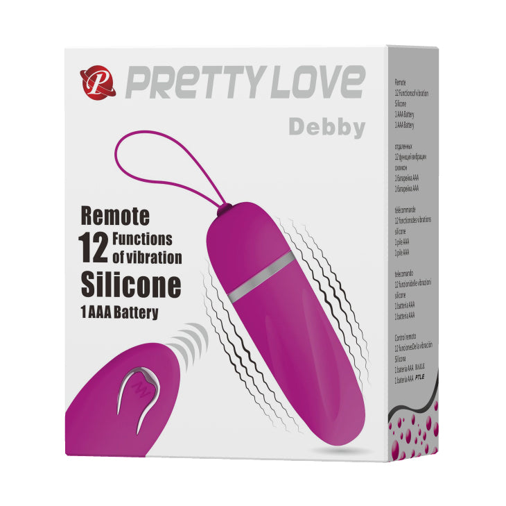 Huevo Vibrador 10 Funciones Debby Pretty Love-Juguetes-Sexo Sentido-SexoSentido