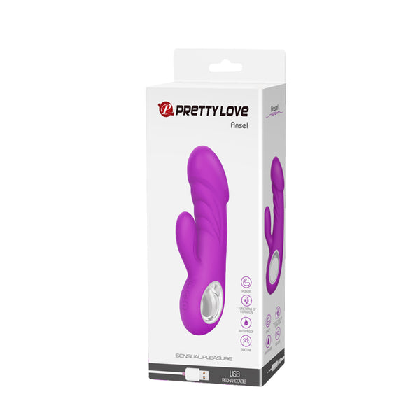 Vibrador Doble Estimulación Ansel Pretty Love-Juguetes-Sexo Sentido-SexoSentido