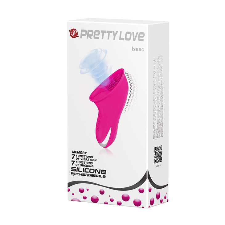 Succionador doble estimulación Isaac Pretty Love-Juguetes-Sexo Sentido-SexoSentido