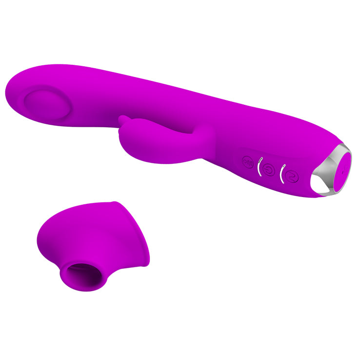 Regina Vibrador + Succionador + Estimulador de Clitoris Purple-Juguetes-Sexo Sentido-SexoSentido
