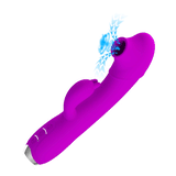 Regina Vibrador + Succionador + Estimulador De Clitoris Purple