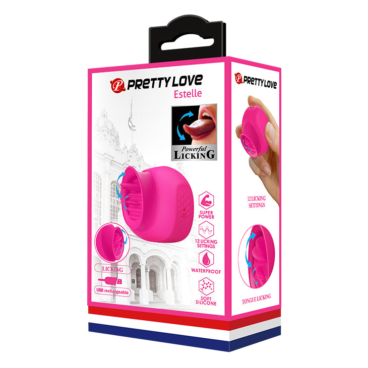 Lengua Vibradora Pretty Love Estelle Pink-Juguetes-Sexo Sentido-SexoSentido