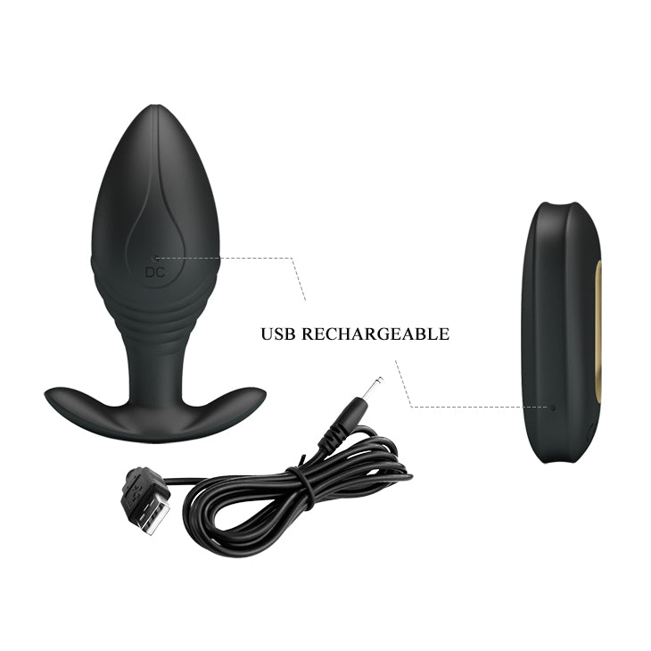 Plug Anal Deluxe Pretty Love 18K-Juguetes-Sexo Sentido-SexoSentido