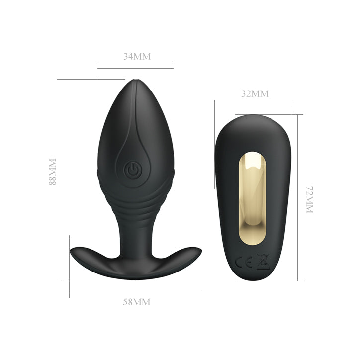 Plug Anal Deluxe Pretty Love 18K-Juguetes-Sexo Sentido-SexoSentido