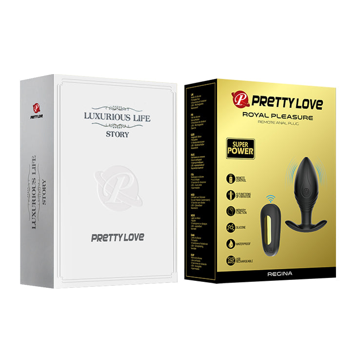 Plug Anal Deluxe Pretty Love 18K-Juguetes-Sexo Sentido-SexoSentido