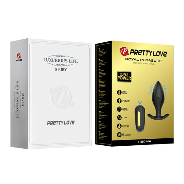 Plug Anal Deluxe Pretty Love 18K-Juguetes-Sexo Sentido-SexoSentido