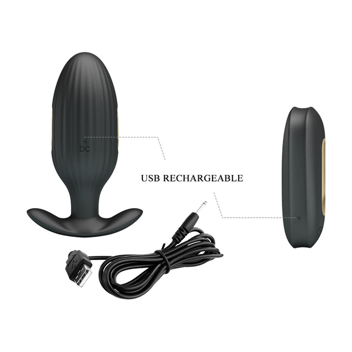 Plug Anal Deluxe Kelly Pretty Love 18K-Juguetes-Sexo Sentido-SexoSentido