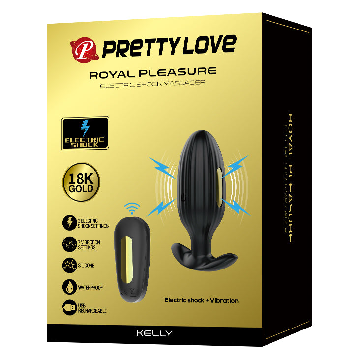 Plug Anal Deluxe Kelly Pretty Love 18K-Juguetes-Sexo Sentido-SexoSentido