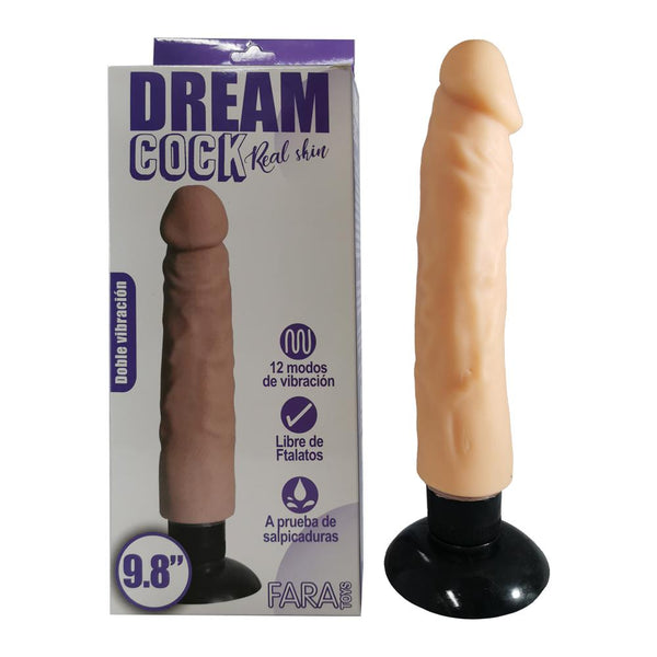 Vibrador con Chupa Dream Cock-Juguetes-Sexo Sentido-SexoSentido