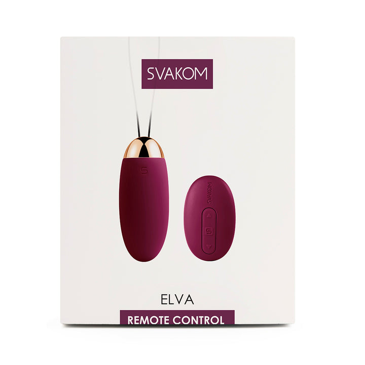Huevo Vibrador Inalámbrico Svakom Elva-Juguetes-Sexo Sentido-SexoSentido
