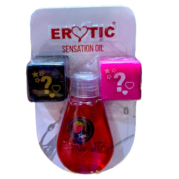 Lubricante Caliente Erotic 13ml con Dados-Cosméticos-Sexo Sentido-SexoSentido