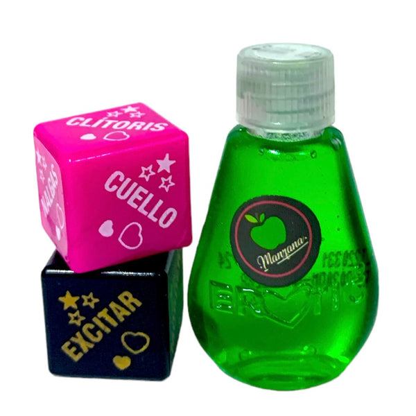 Lubricante Caliente Erotic 13ml con Dados-Cosméticos-Sexo Sentido-SexoSentido