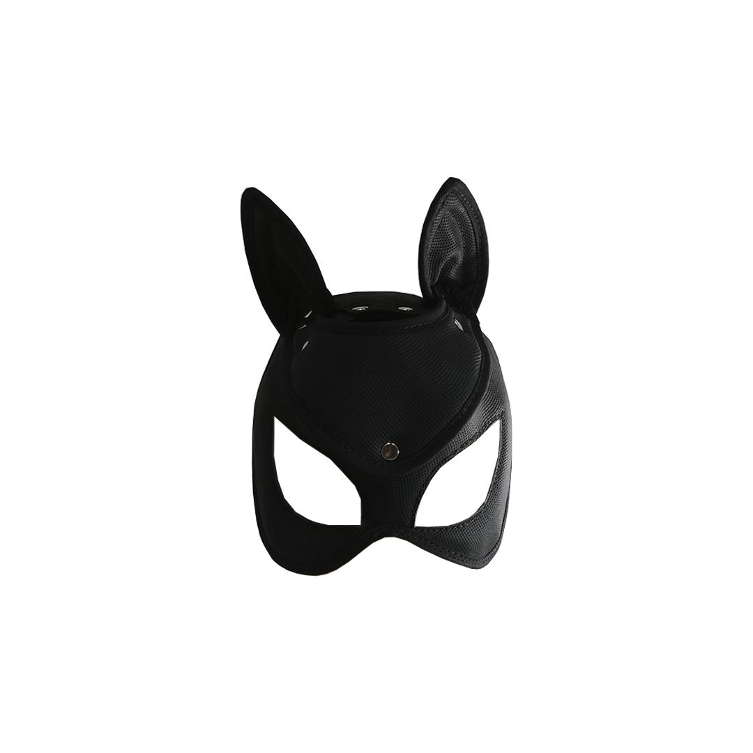 Máscara Gata Fetish Negra-Juguetes-Sexo Sentido-SexoSentido