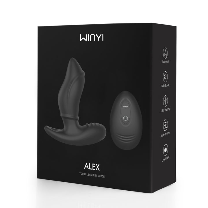 Vibrador Butt Plug Alex Winyi-Juguetes-Sexo Sentido-SexoSentido