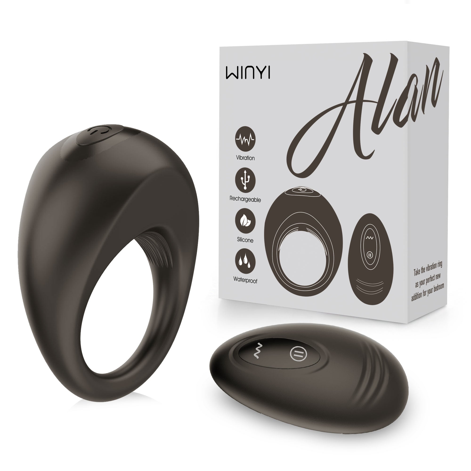 Anillo vibrador a control remoto Alan by Winyi-Juguetes-Sexo Sentido-SexoSentido