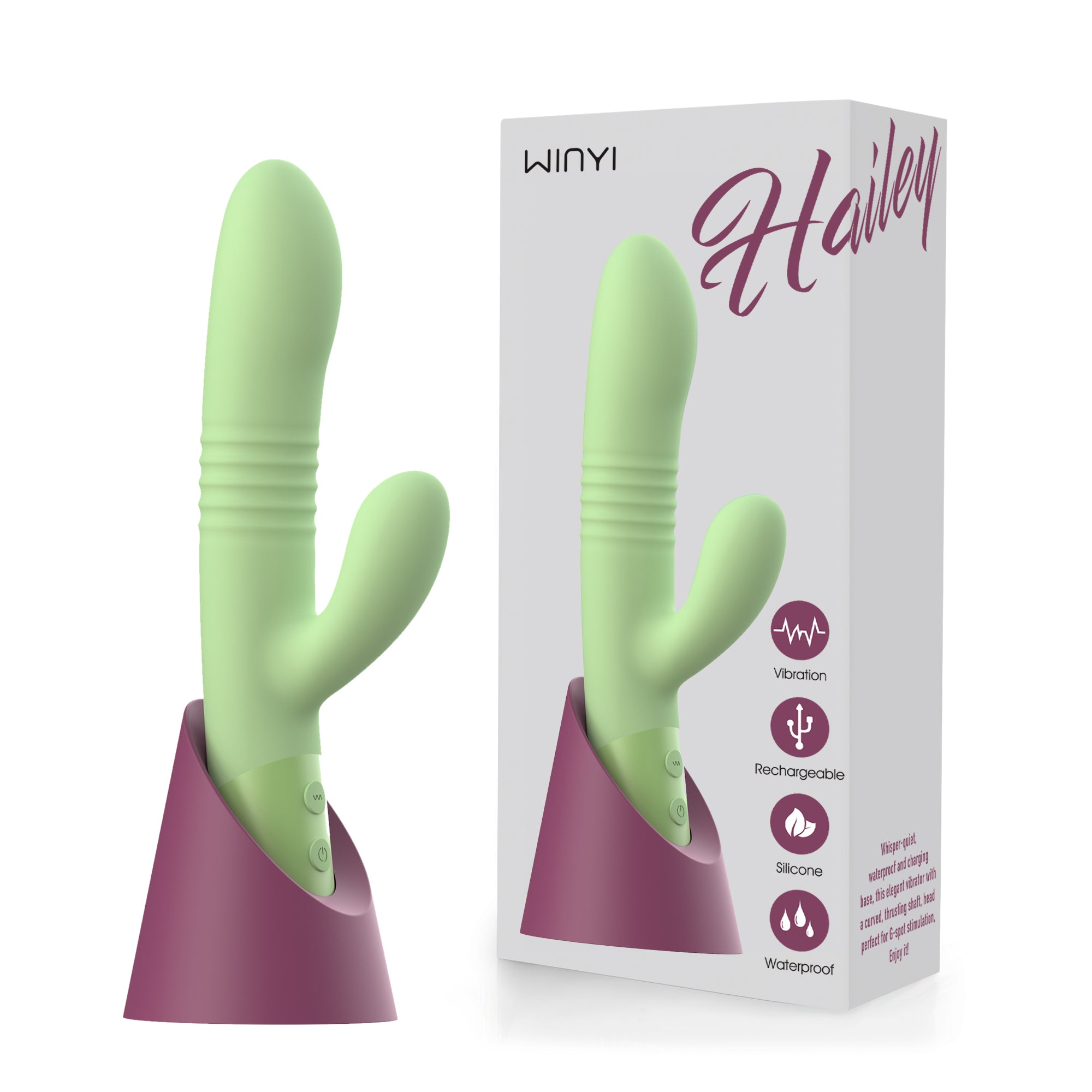 Vibrador Dual Luxury Hailey by Winyi-Sexo Sentido-SexoSentido