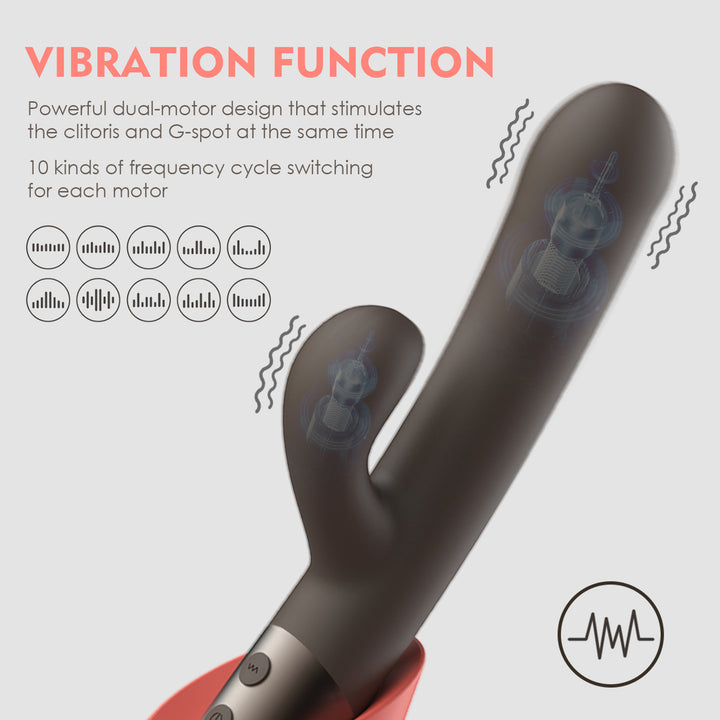 Vibrador Dual Luxury Hannah by Winyi-Juguetes-Sexo Sentido-SexoSentido