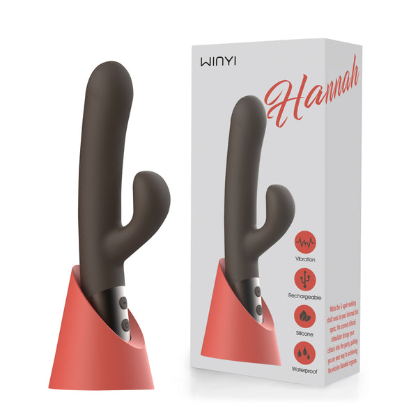 Vibrador Dual Luxury Hannah by Winyi-Juguetes-Sexo Sentido-SexoSentido
