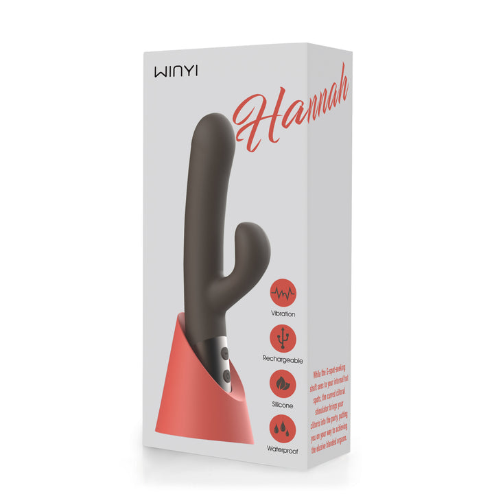 Vibrador Dual Luxury Hannah by Winyi-Juguetes-Sexo Sentido-SexoSentido