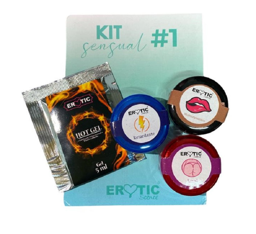 Kit Sensual #1 Erotic Scence-Cosméticos-Sexo Sentido-SexoSentido