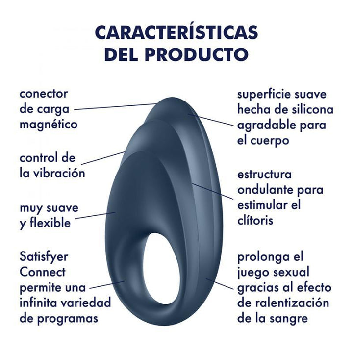 Anillo Vibrador Para El Pene Satisfyer Powerful One Ring-Juguetes-Sexo Sentido-SexoSentido