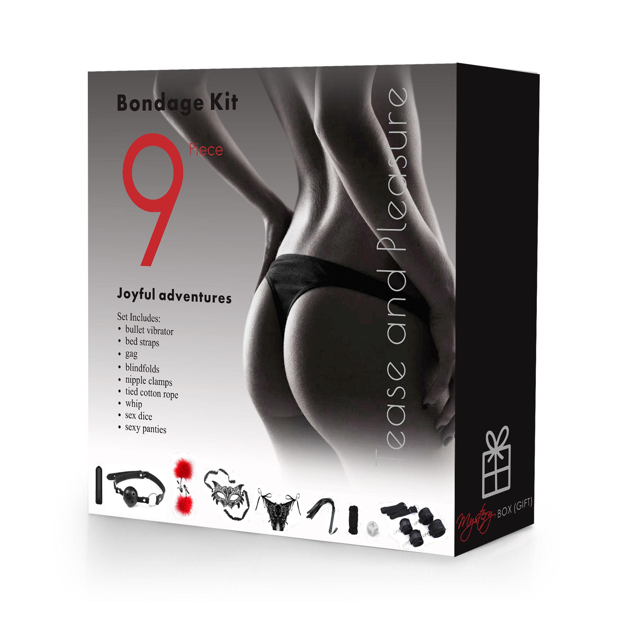 Kit Bondage by Winyi 9 piezas-Fetish-Sexo Sentido-SexoSentido