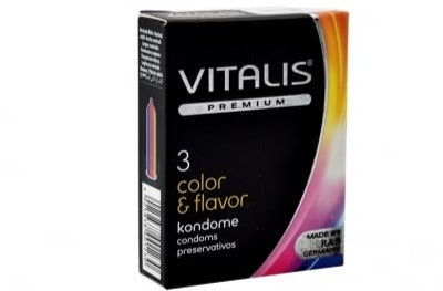 Condones Vitalis Color y Flavor-Cosméticos-Sexo Sentido-SexoSentido