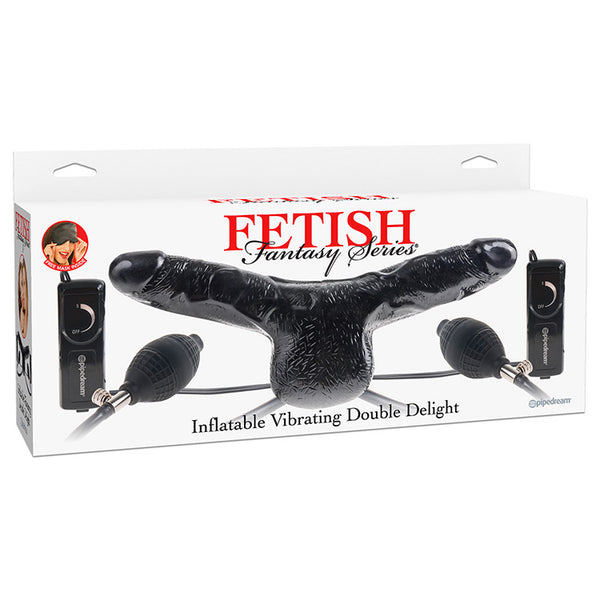Inflatable Vibrating Double Delight Fetish Fantasy-Dildo realista-Sexo Sentido-SexoSentido
