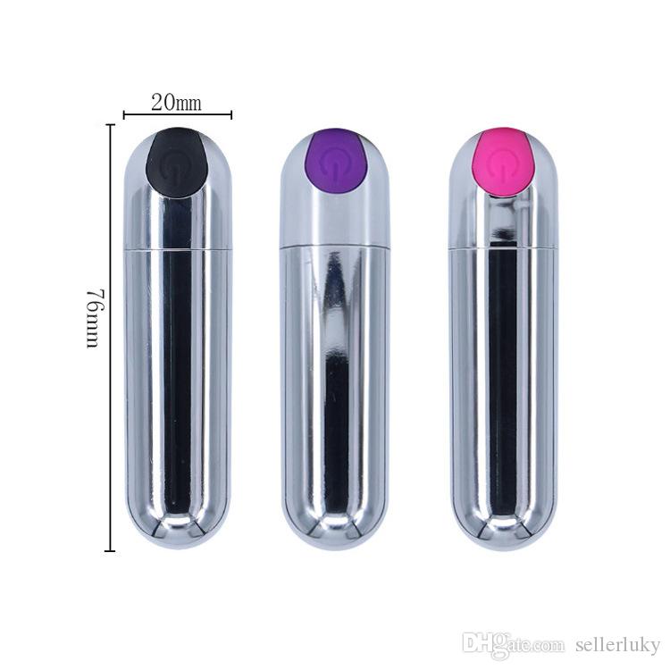 Bala Vibradora Chrome Pink 10 Funciones Recargable-Juguetes-Sexo Sentido-SexoSentido