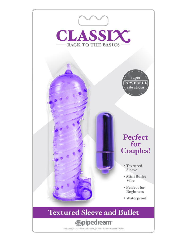 Funda Textured Sleeve Purple-Juguetes-Sexo Sentido-SexoSentido