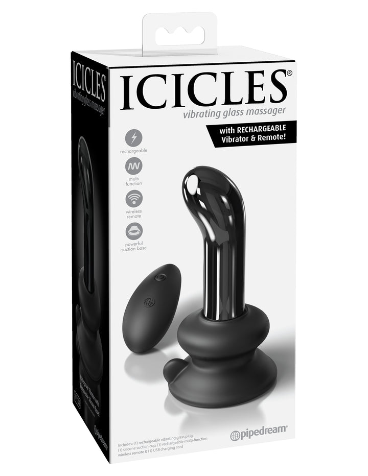 Vibrador Punto G/P de Vidrio Icicles 84-Juguetes-Sexo Sentido-SexoSentido