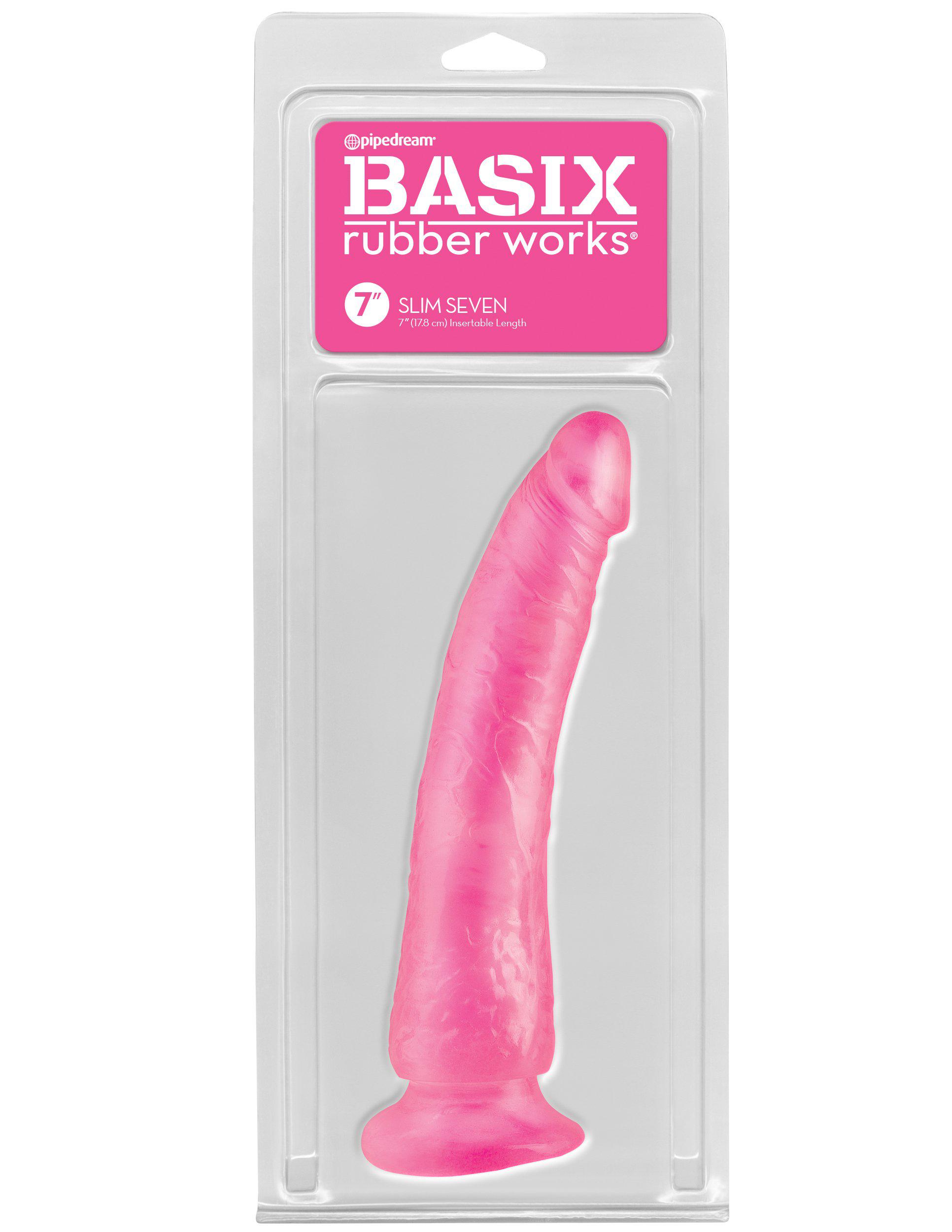 Basix Rubber Works - Slim 7"-Juguetes-Sexo Sentido-SexoSentido