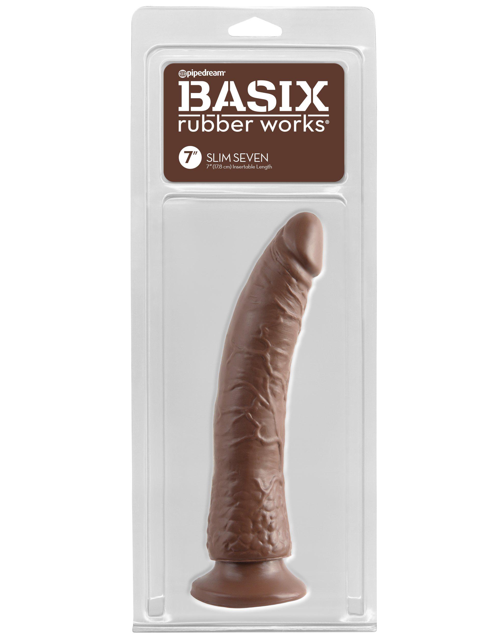 Basix Rubber Works - Slim 7"-Juguetes-Sexo Sentido-SexoSentido
