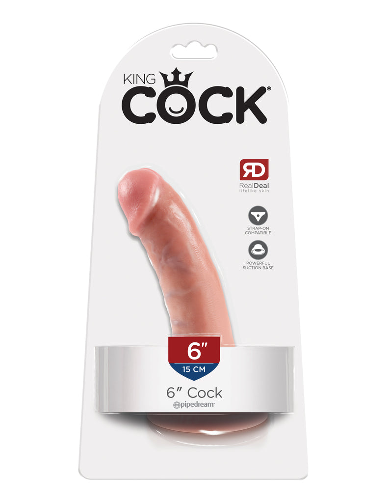 Masturbador Realista King Cock 6" (15cm)-Juguetes-Sexo Sentido-SexoSentido
