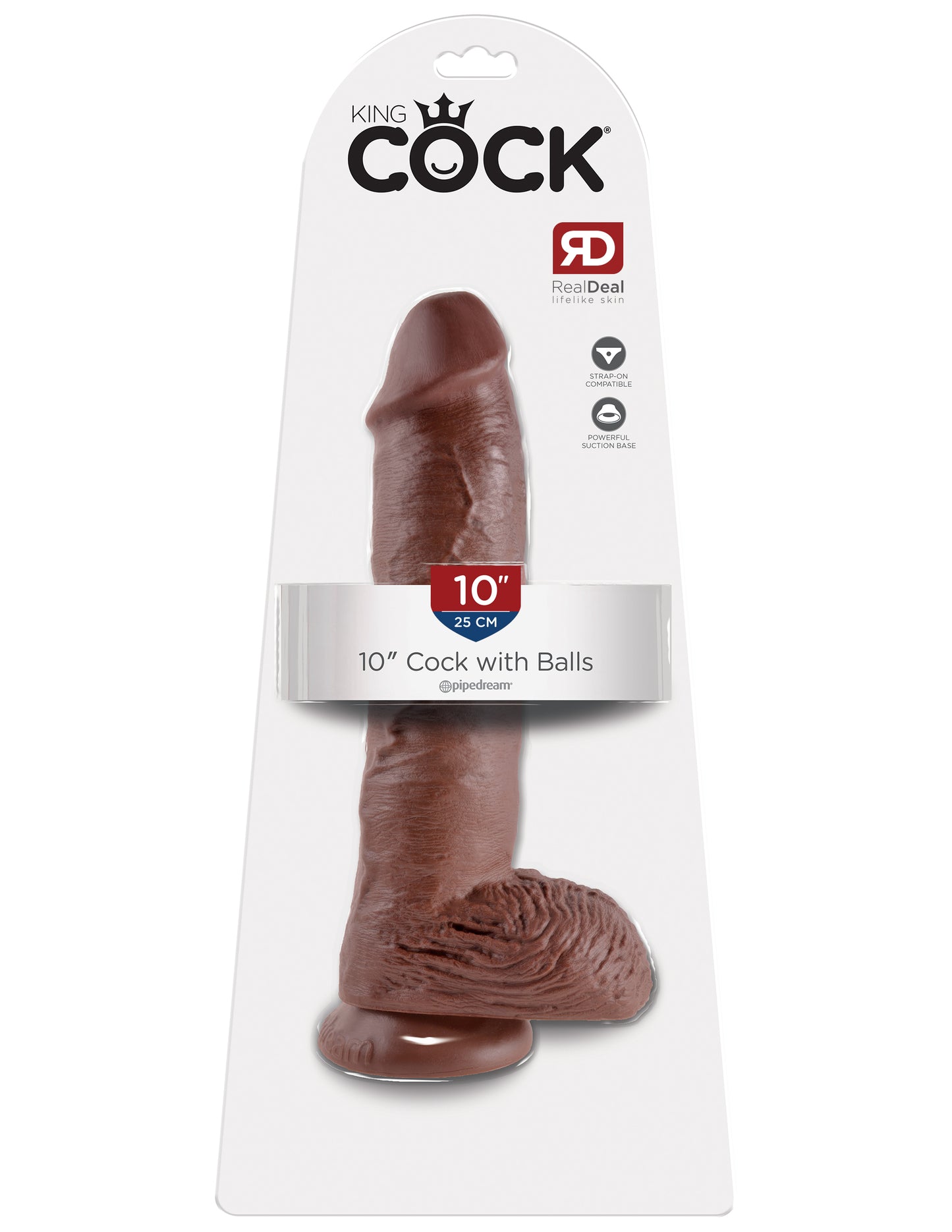 KingCock 10"(25cm) Brown-Juguetes-Sexo Sentido-SexoSentido