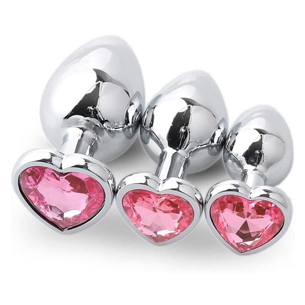 Plug Anal Joya Corazón Grande-Juguetes-Sexo Sentido-SexoSentido