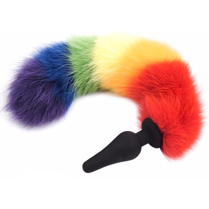 Plug Cola Silicona Rainbow-Juguetes-Sexo Sentido-SexoSentido