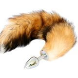 Plug Cola Metálico Foxy Brown-Juguetes-Sexo Sentido-SexoSentido