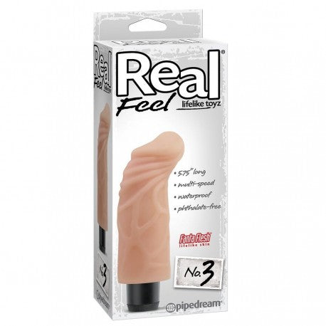 Vibrador Real Feel #3 Piel-Sexo Sentido-SexoSentido
