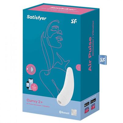 Estimulador de Clítoris Satisfyer Curvy 2+-Juguetes-Sexo Sentido-SexoSentido