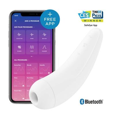 Estimulador de Clítoris Satisfyer Curvy 2+-Juguetes-Sexo Sentido-SexoSentido