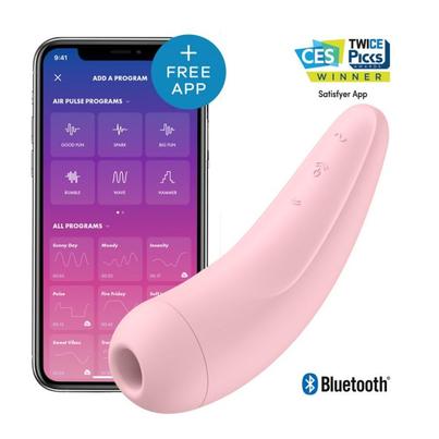 Estimulador de Clítoris Satisfyer Curvy 2+-Juguetes-Sexo Sentido-SexoSentido