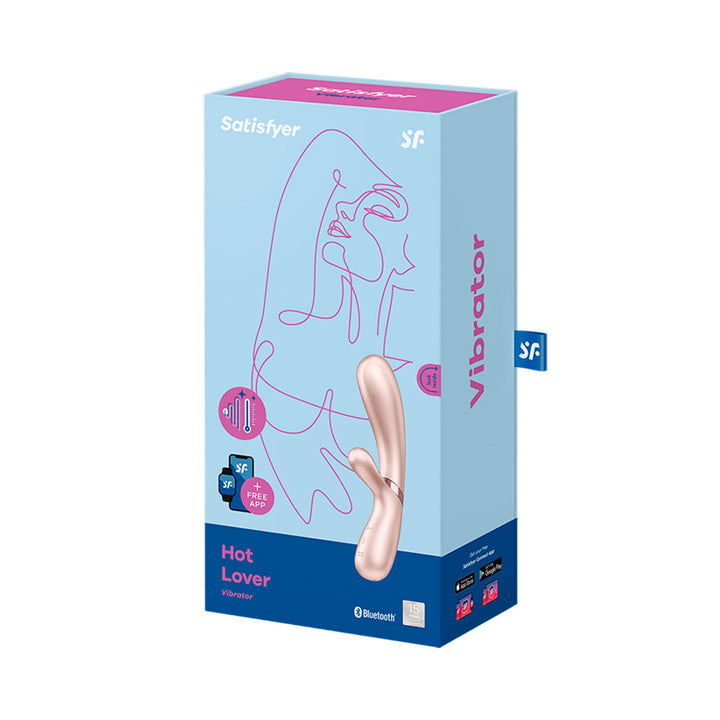 Satisfyer Hot Lover Térmico Plateado mediante APP-Juguetes-Sexo Sentido-SexoSentido