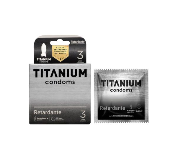 Condones Titanium x 3-Cosméticos-Sexo Sentido-SexoSentido