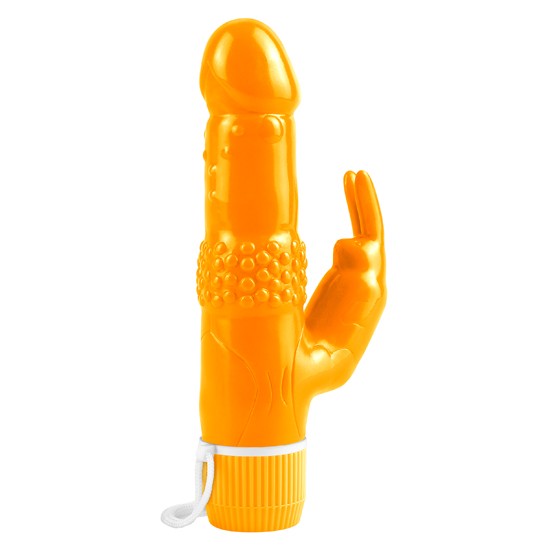 Vibrador Multivelocidades Neon Rabbit Orange-Juguetes-Sexo Sentido-SexoSentido