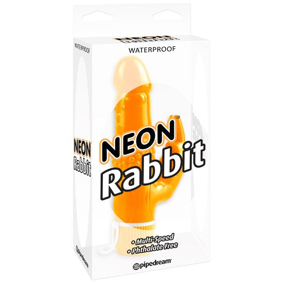 Vibrador Multivelocidades Neon Rabbit Orange-Juguetes-Sexo Sentido-SexoSentido